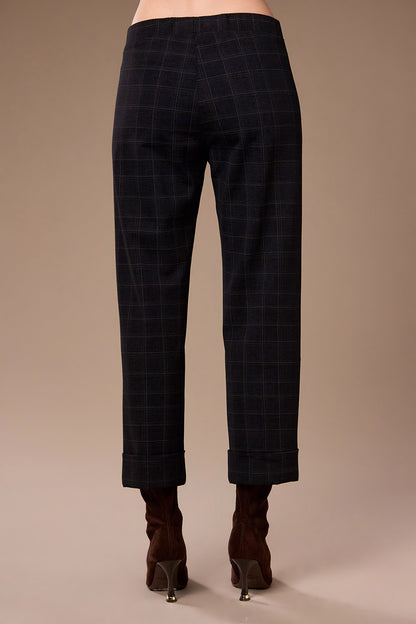 Peruzzi Shadow Stripe Check Trousers