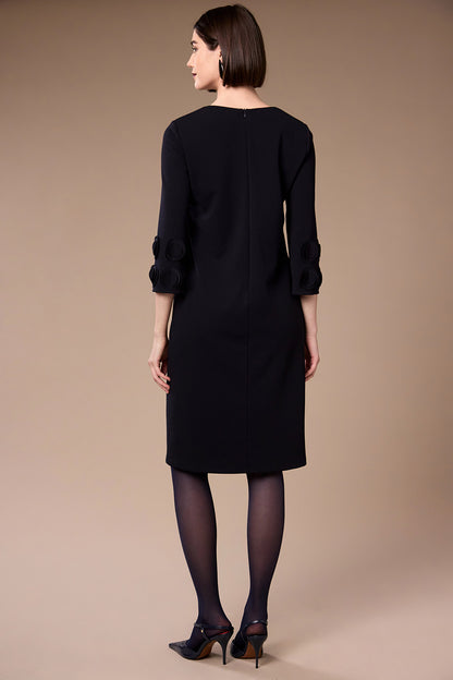 Peruzzi Black Frill Sleeve Dress
