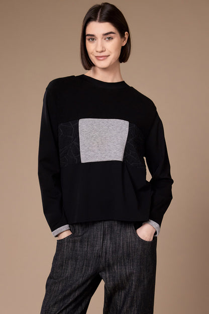 Peruzzi Black Textured Panel Top