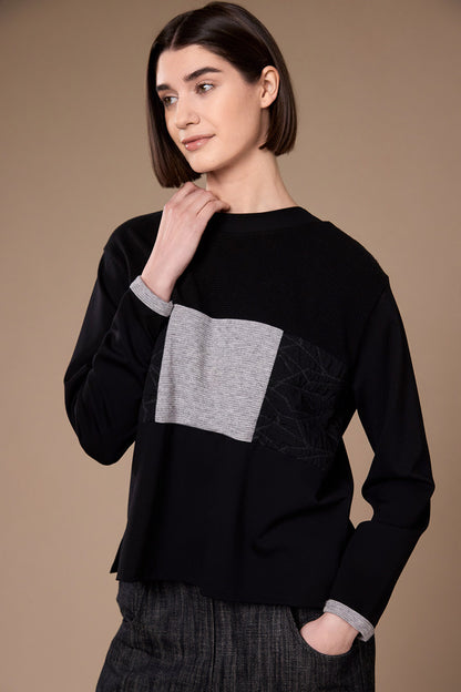 Peruzzi Black Textured Panel Top