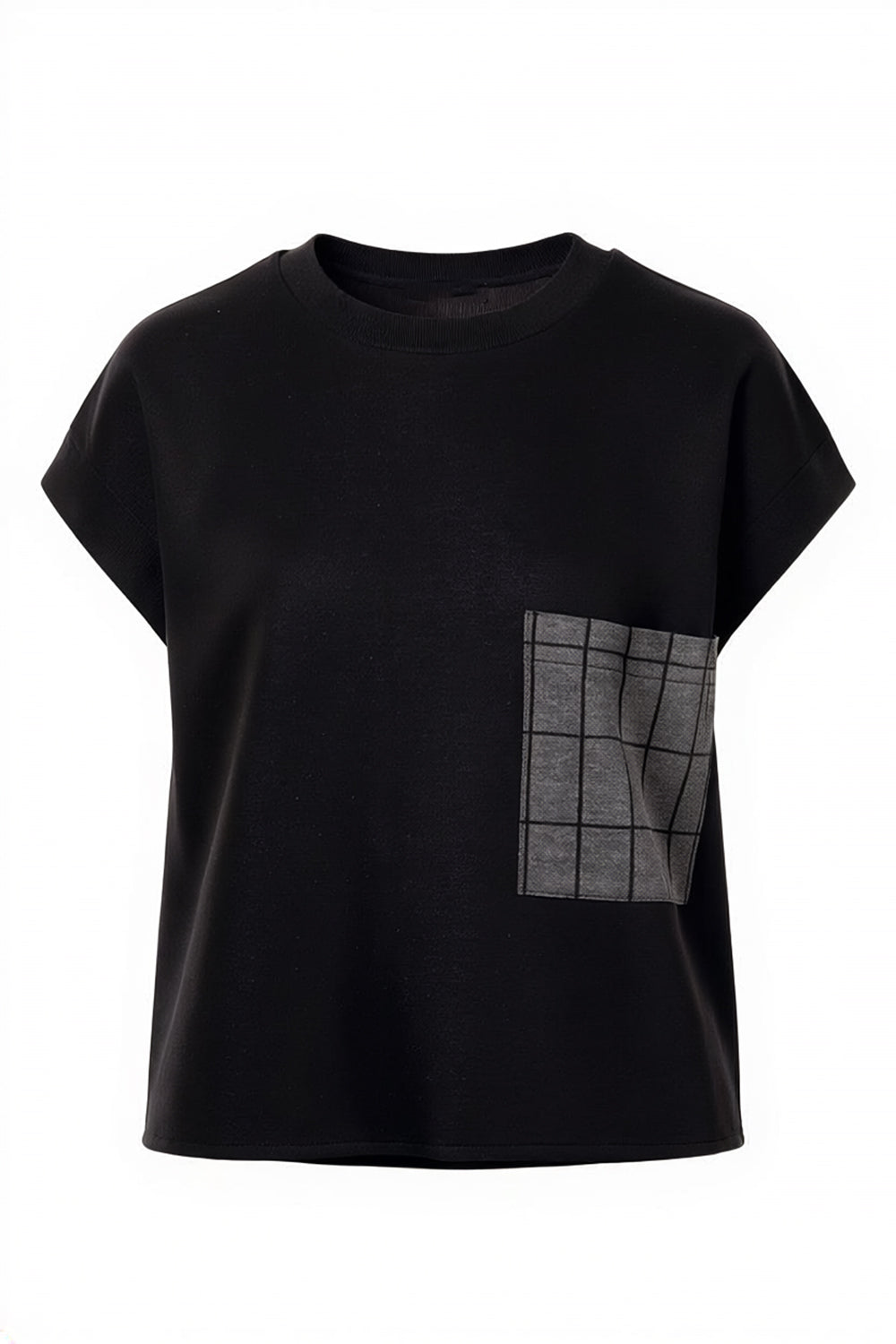 Peruzzi Grid Print Pocket Tabard