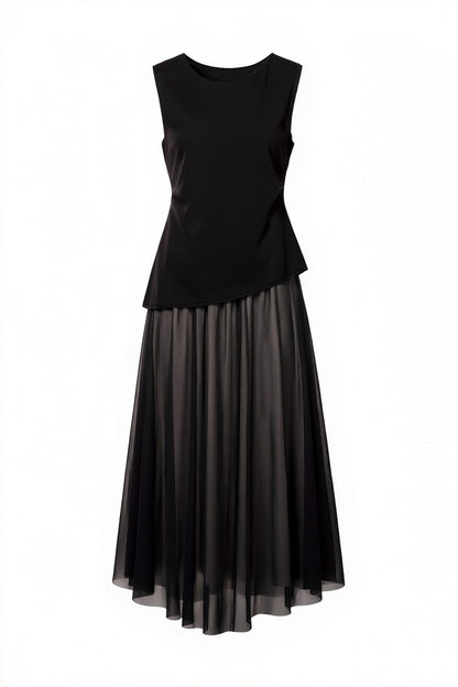 Peruzzi Black Tulle Dress