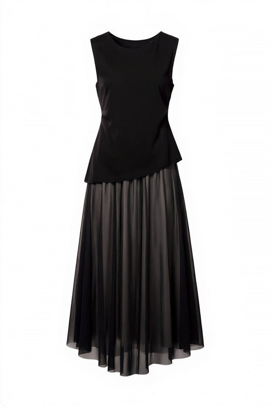 Peruzzi Black Tulle Dress