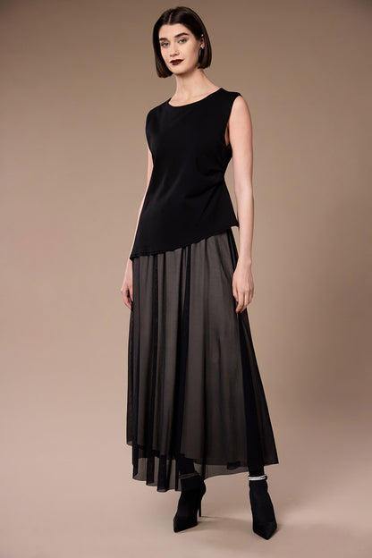Peruzzi Black Tulle Dress