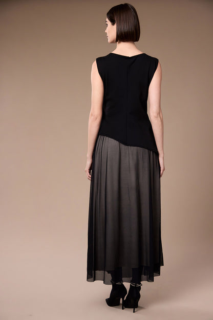 Peruzzi Black Tulle Dress