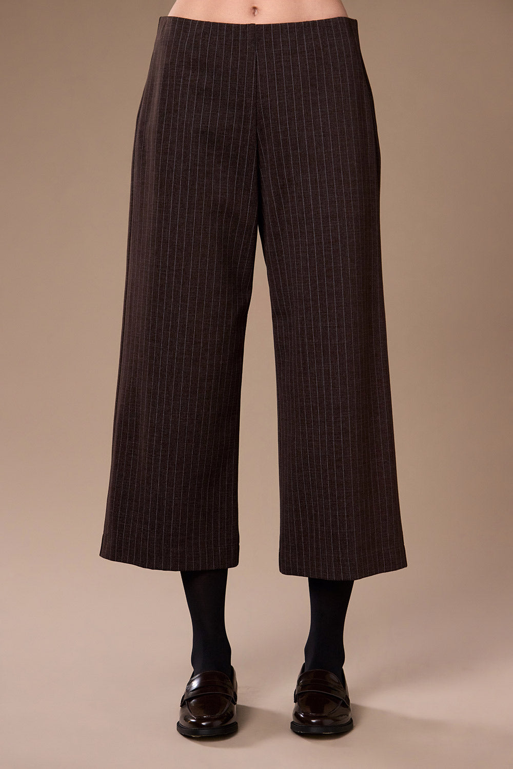 Peruzzi Brown Jacquard Trouser