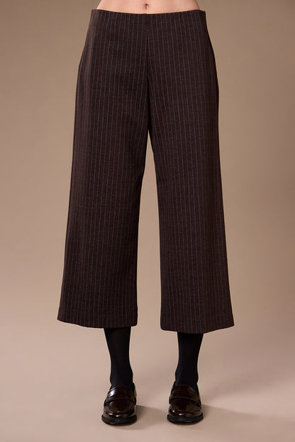Peruzzi Brown Jacquard Trouser