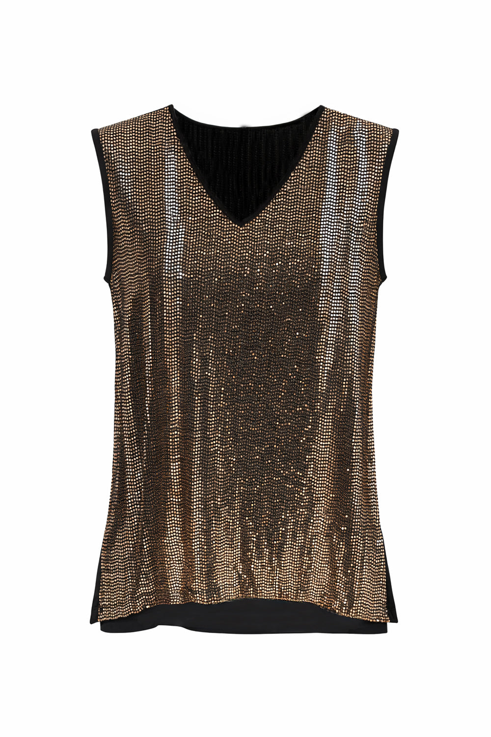 Peruzzi Gold Sparkle Top