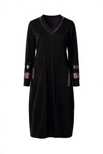 Peruzzi Black & Bronze Dress