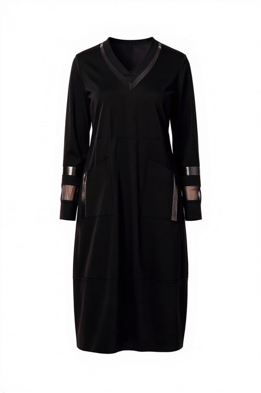 Peruzzi Black & Bronze Dress