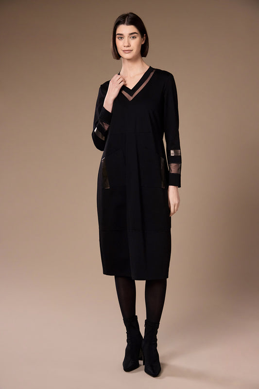Peruzzi Black & Bronze Dress