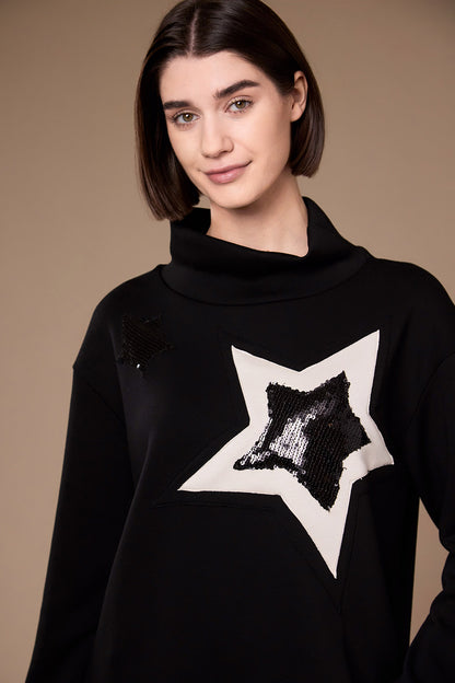 Peruzzi Black Star Top
