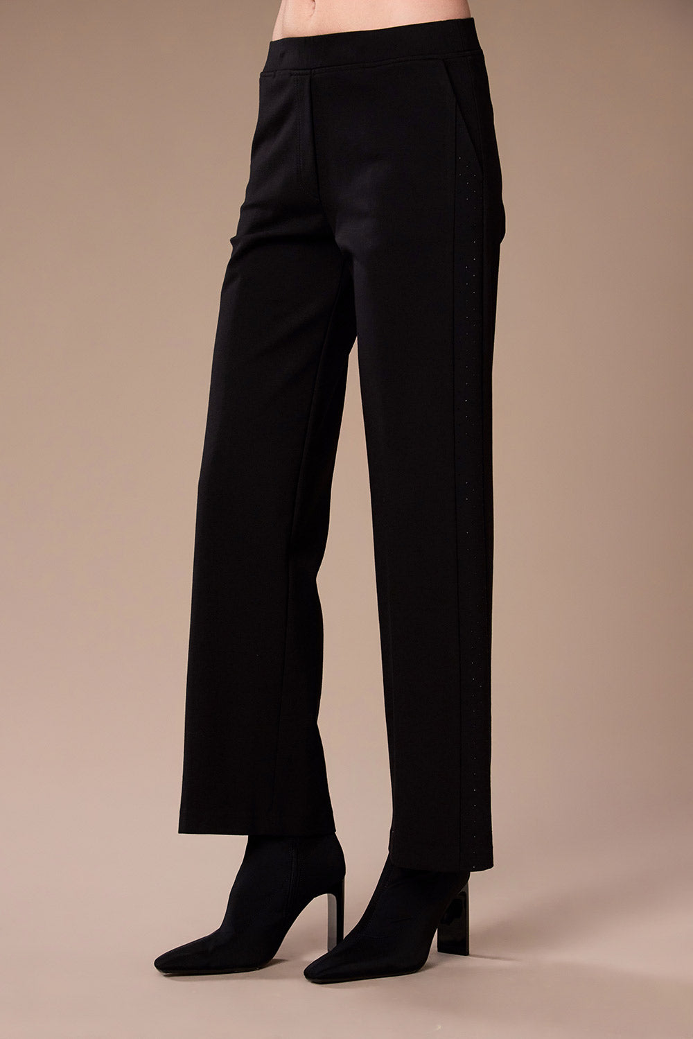 Peruzzi Black Side Stripe Cocktail Trouser