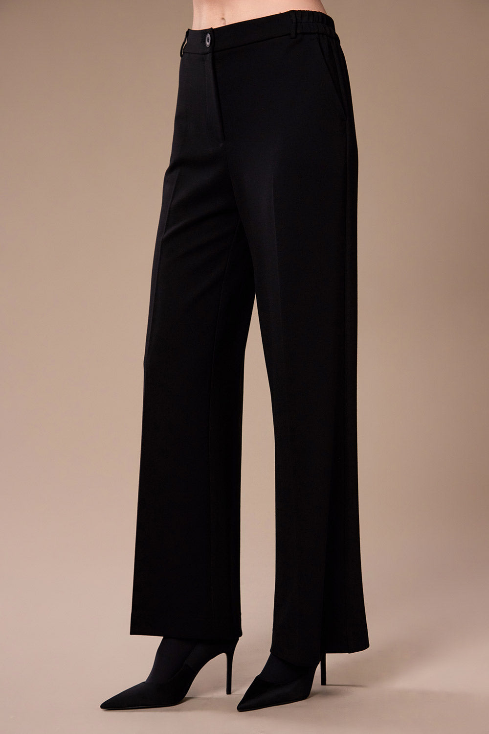 Peruzzi Black Flair Trouser