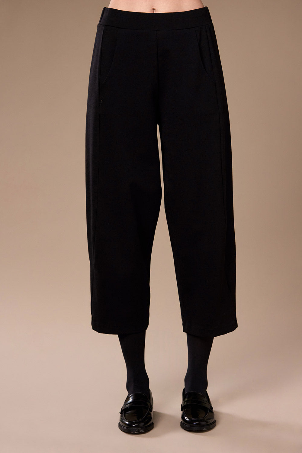 Peruzzi Black Slouch Trouser