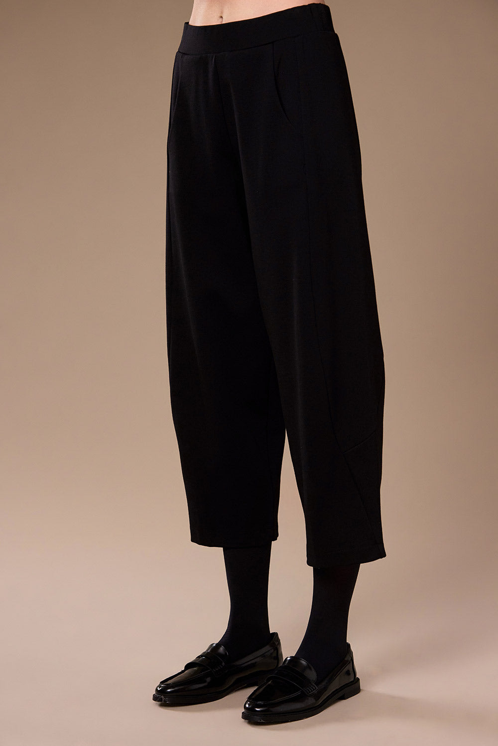 Peruzzi Black Slouch Trouser