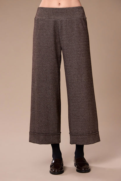 Peruzzi Brown Mini Houndstooth Trouser