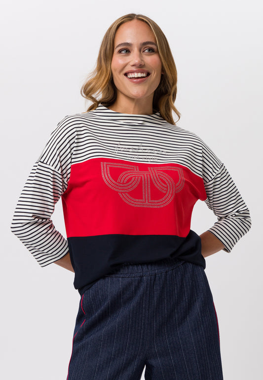 Red Striped Top