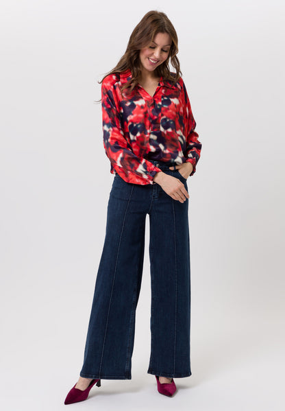 Wide Cut Denim Jeans