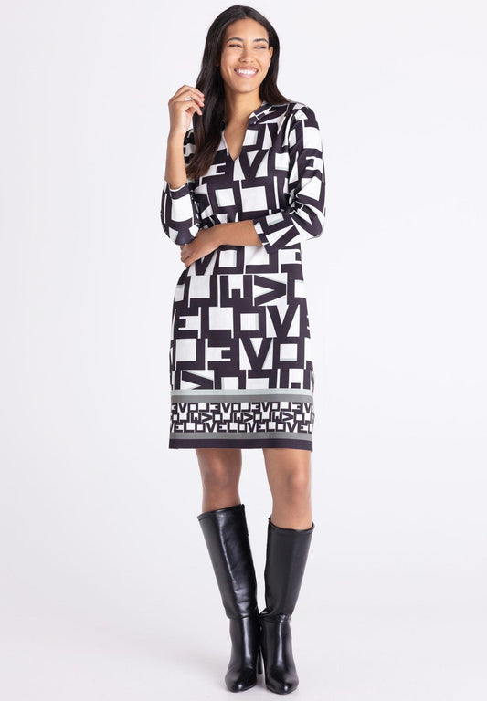 Tuzzi Reversible Print Dress