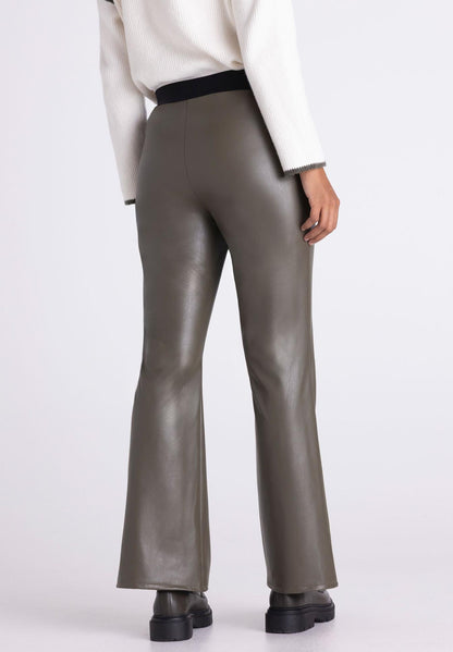Tuzzi Dark Olive Flared Trousers