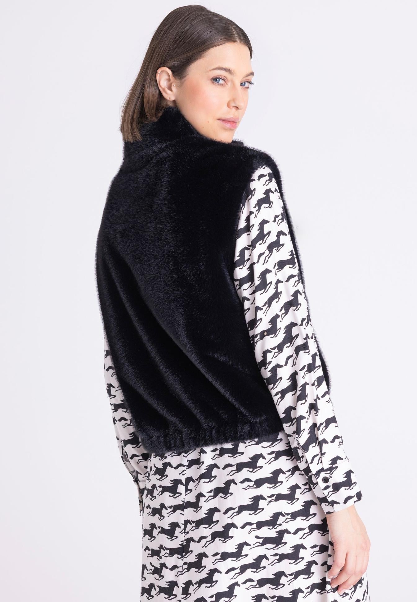 Tuzzi Faux Fur Gilet