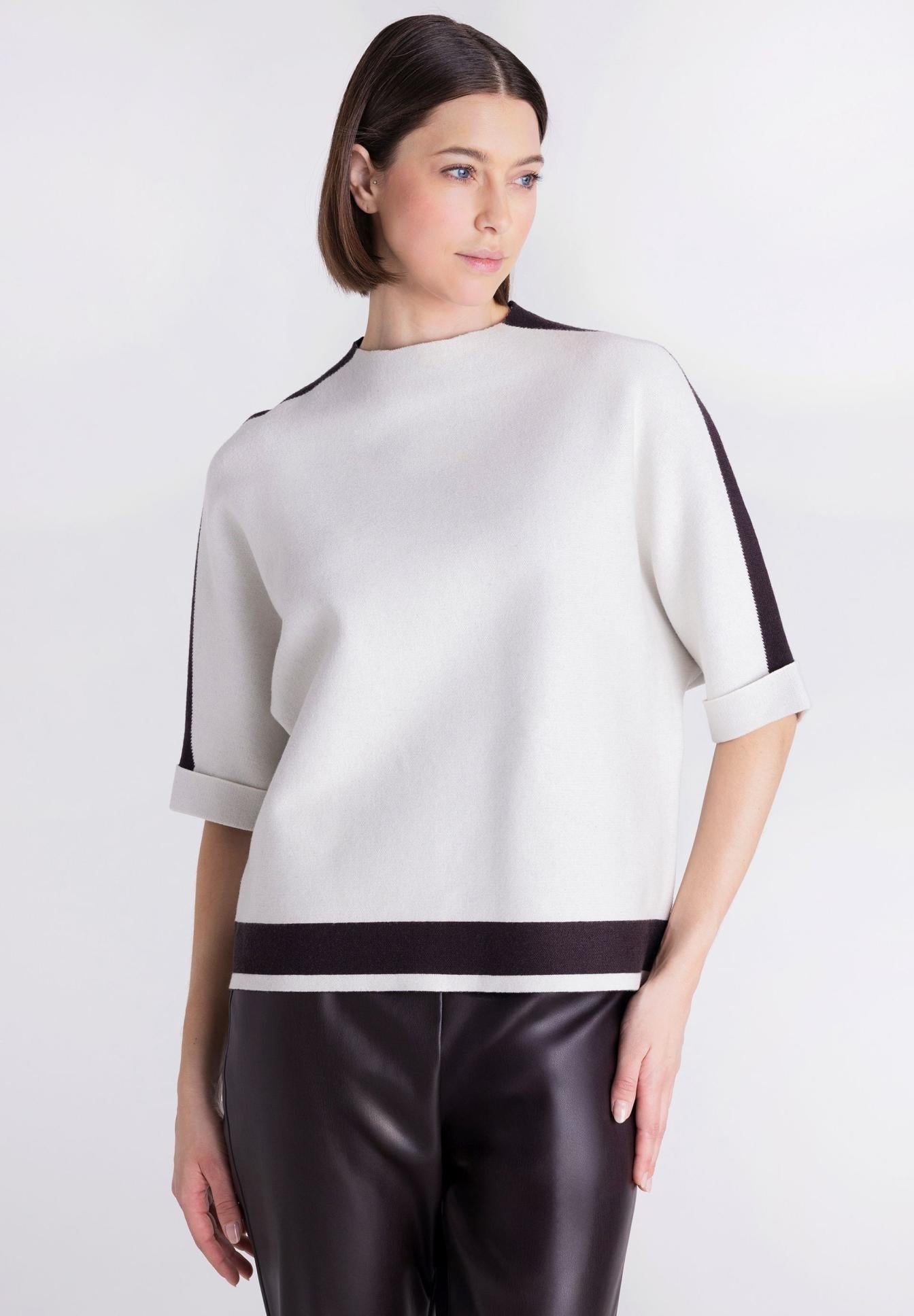 Tuzzi Ivory Boxy Sweater