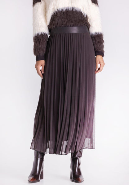 Tuzzi Dark Chocolate Mesh Skirt