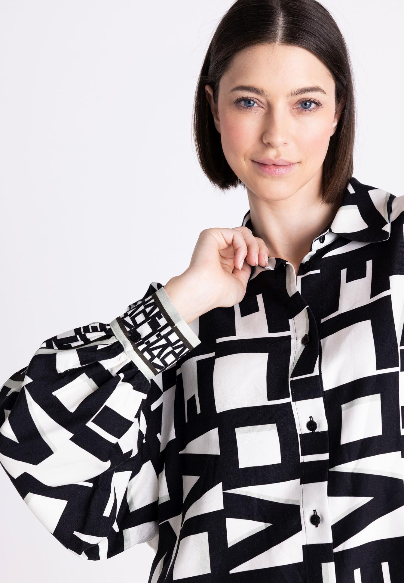 Tuzzi Graphic Print Blouse