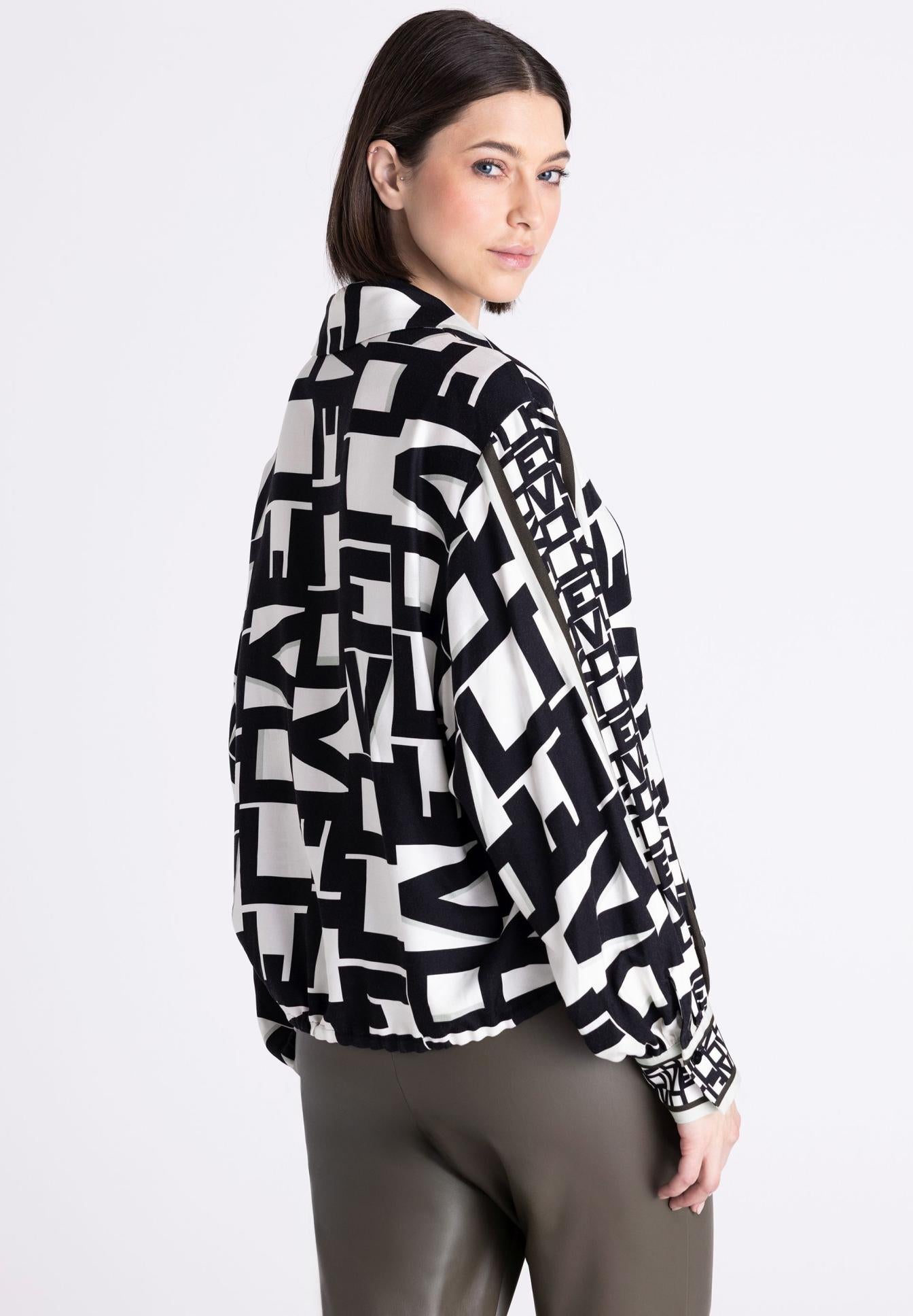 Tuzzi Graphic Print Blouse