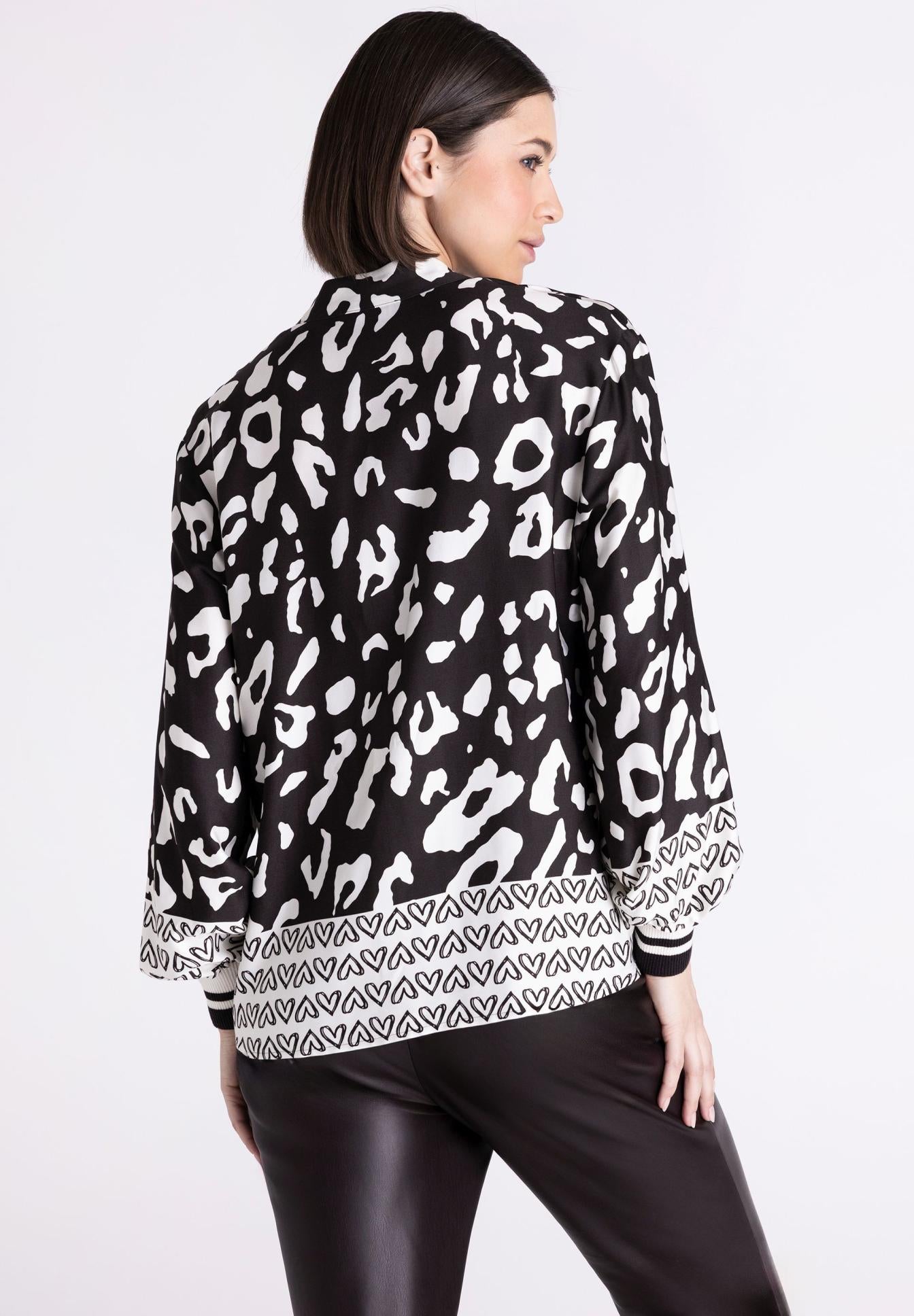 Tuzzi Animal Print Blouse