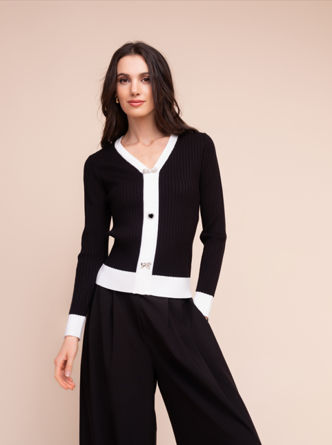 Alison Sherri Black Cardigan