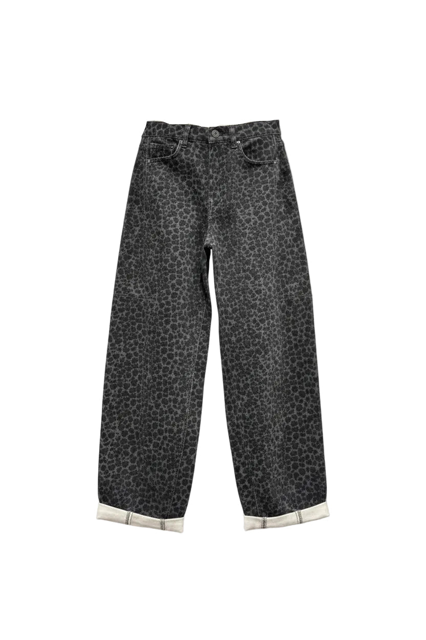 Animal Print Jeans