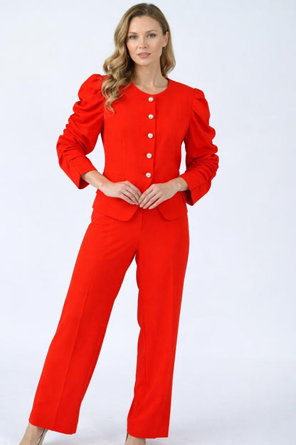CocoDoll Cherry Tomato Trouser Suit