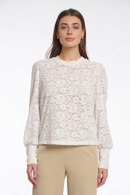 Snow White Lace Top