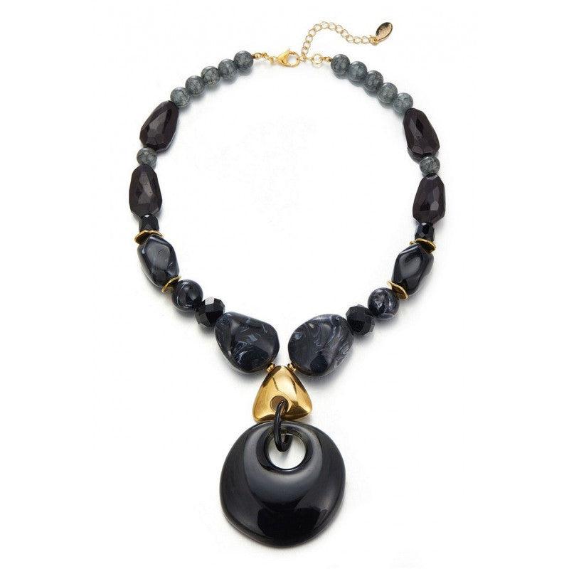 Afafa Black Necklace