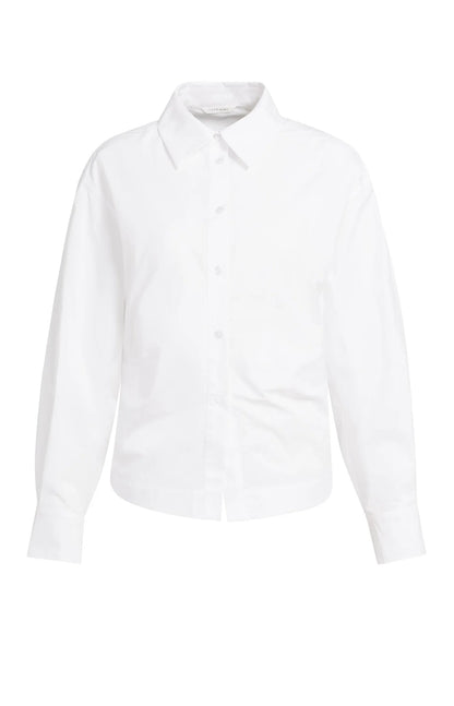 YAYA Blouse with waist accent and back pleats