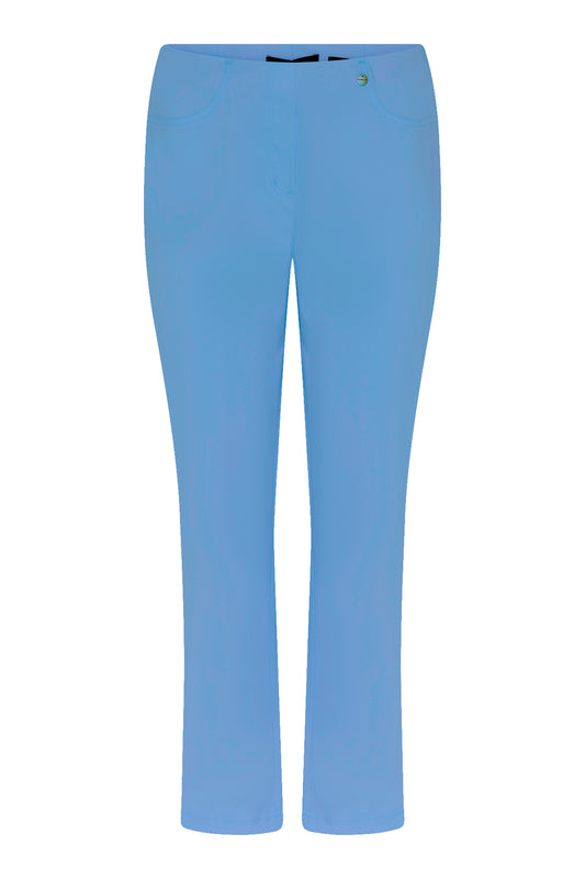 Robell Bella 7/8 Blue Cropped Trousers