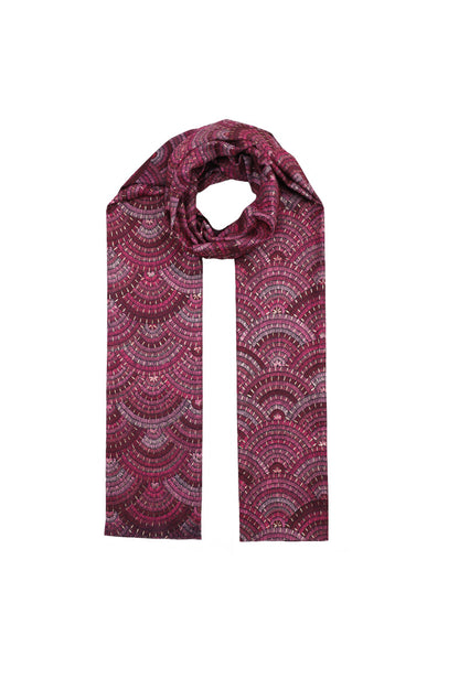 Red Double Sided Scarf