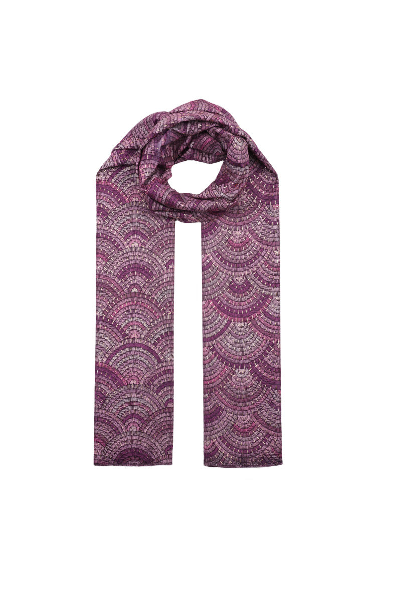 Purple Double Sided Scarf