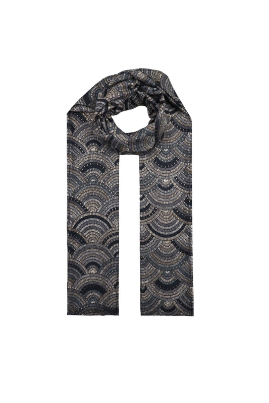 Slate Grey Double Sided Scarf