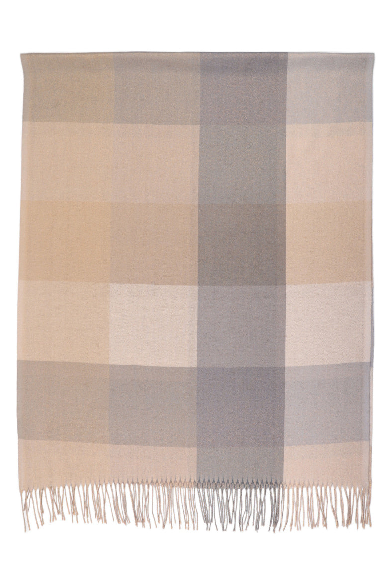 Neutrals Checked Scarf