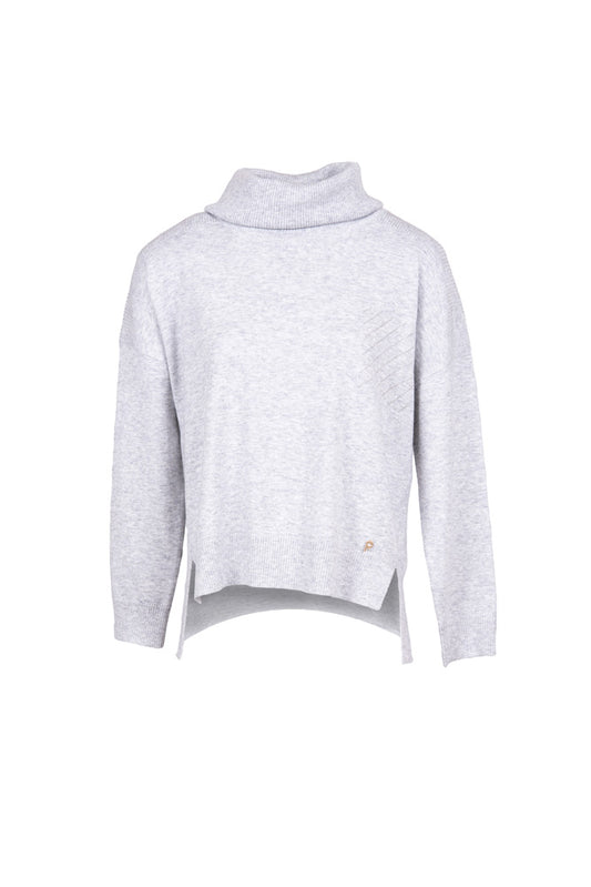 Peruzzi Silver Sequined Square Knit