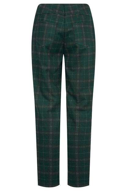 Robell Bella Green Check Trousers