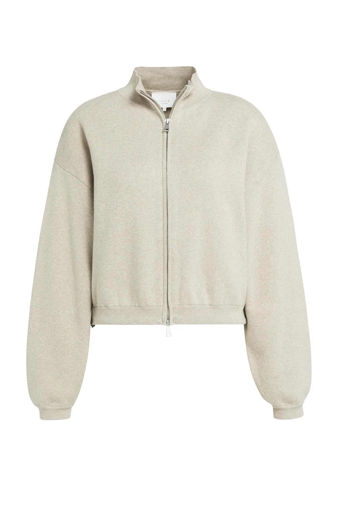 YAYA Jacquard cardigan long sleeve