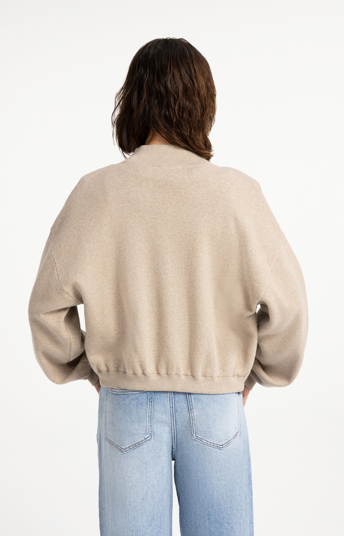 YAYA Jacquard cardigan long sleeve