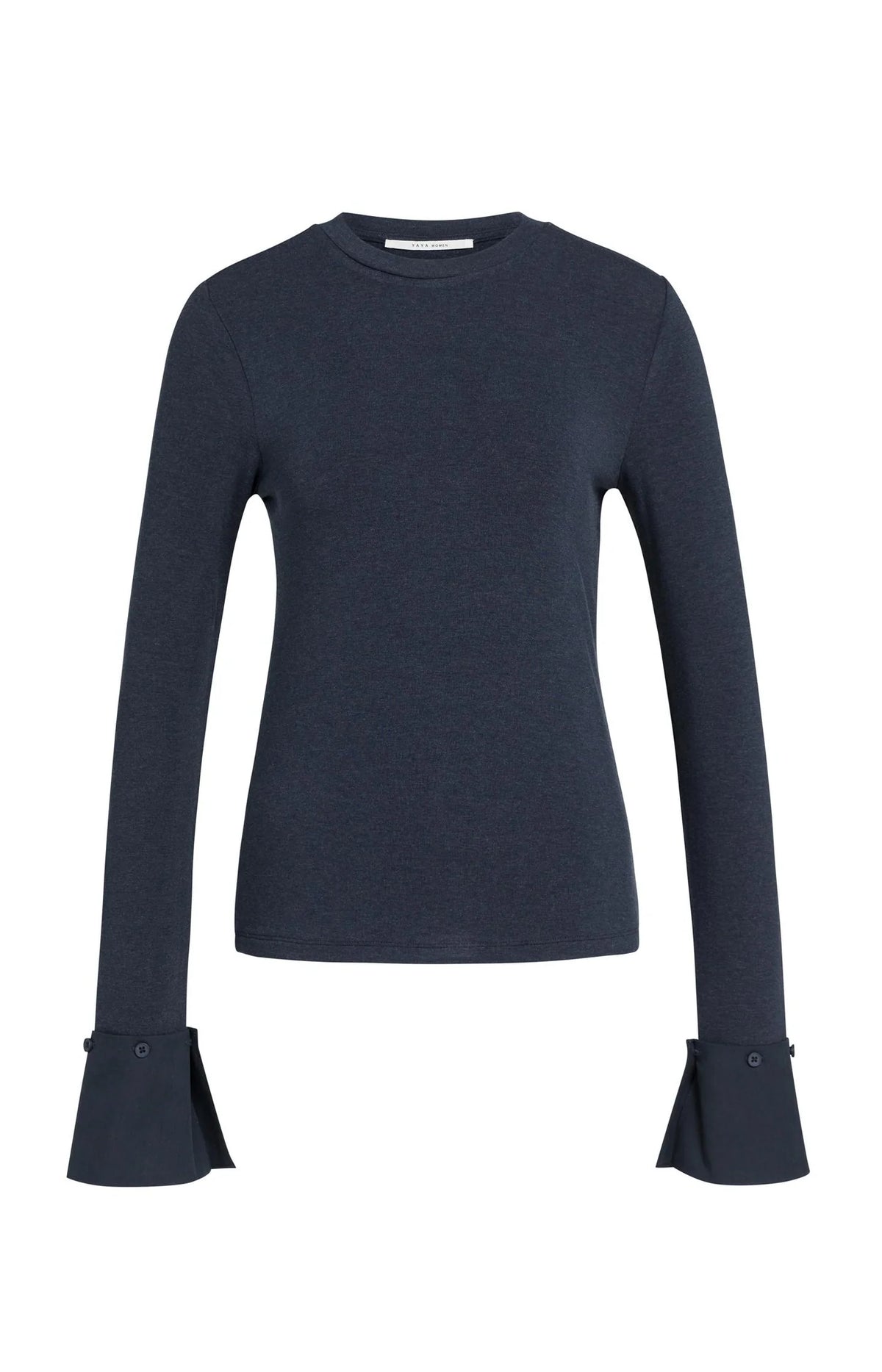 YAYA Jersey top with removable cuff