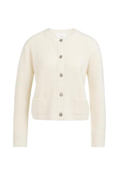 YAYA Ecru Knitted Cardigan