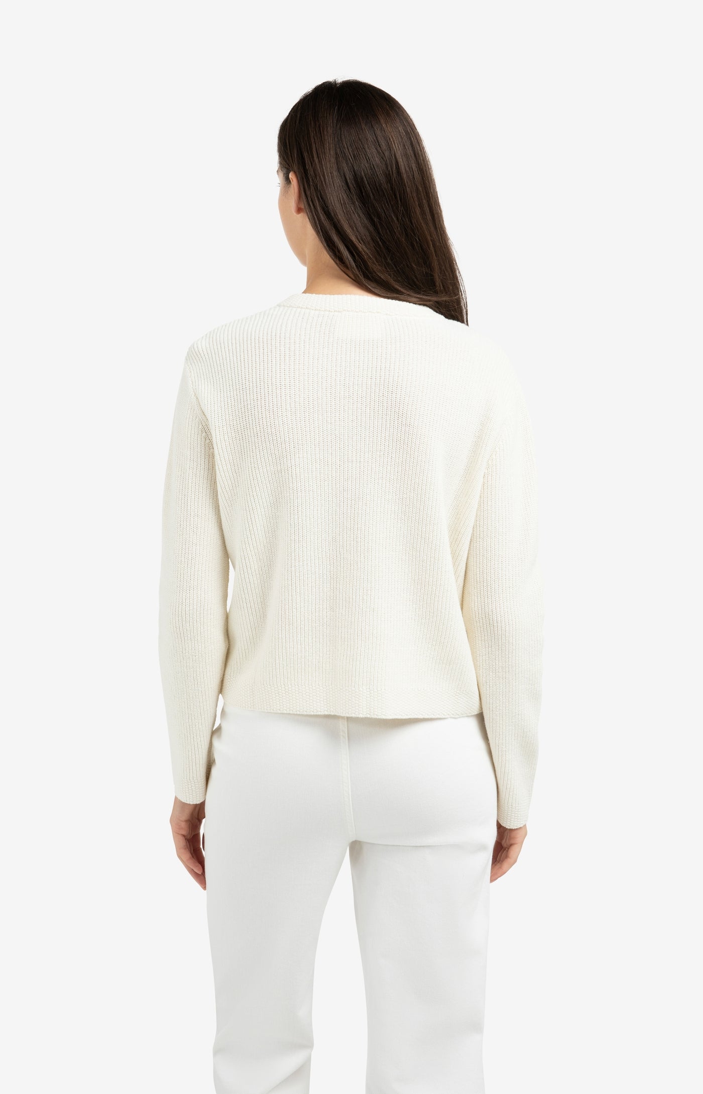 YAYA Ecru Knitted Cardigan