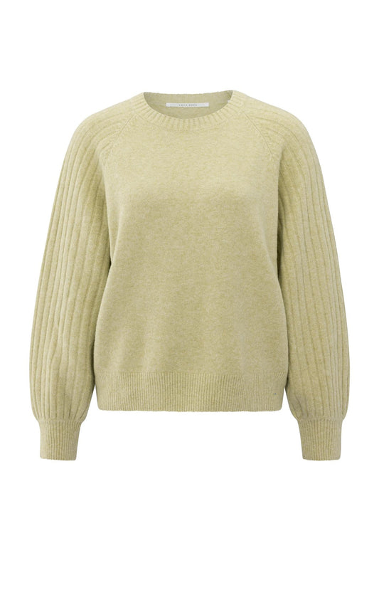 YAYA Olive Green Sweater